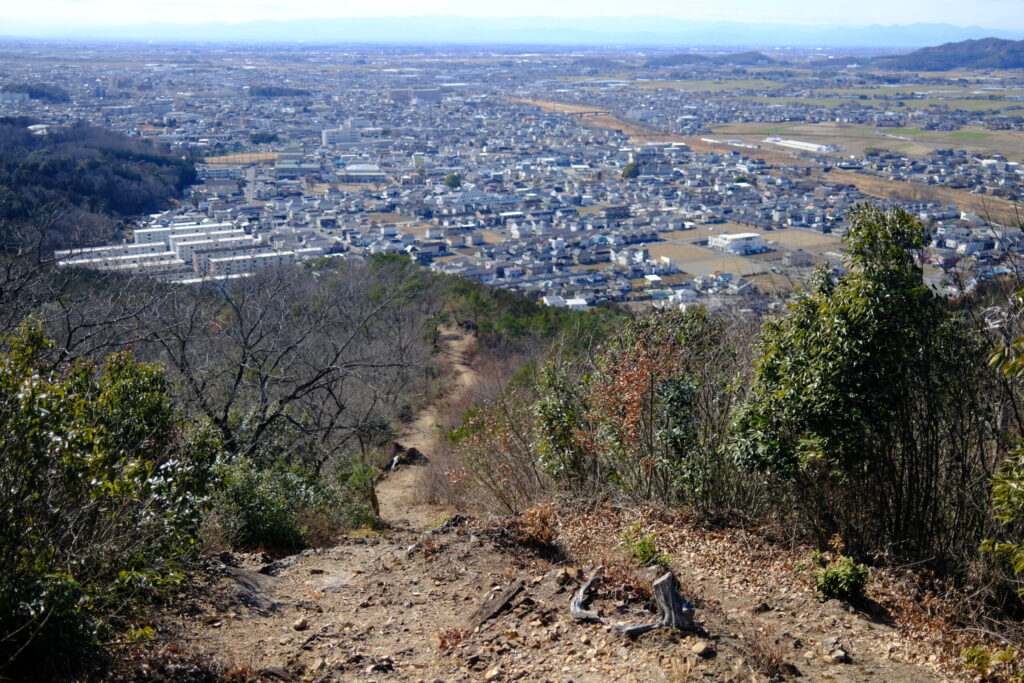 浅間山からの一望